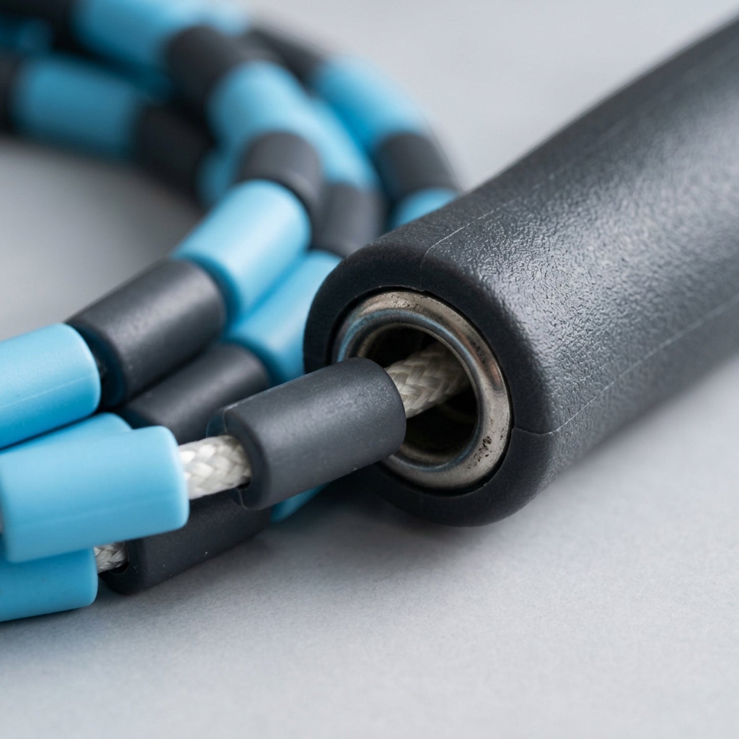 Tidm Tilebeat Beaded Jump Rope 8.3 ft Sky Charcoal - Detail view
