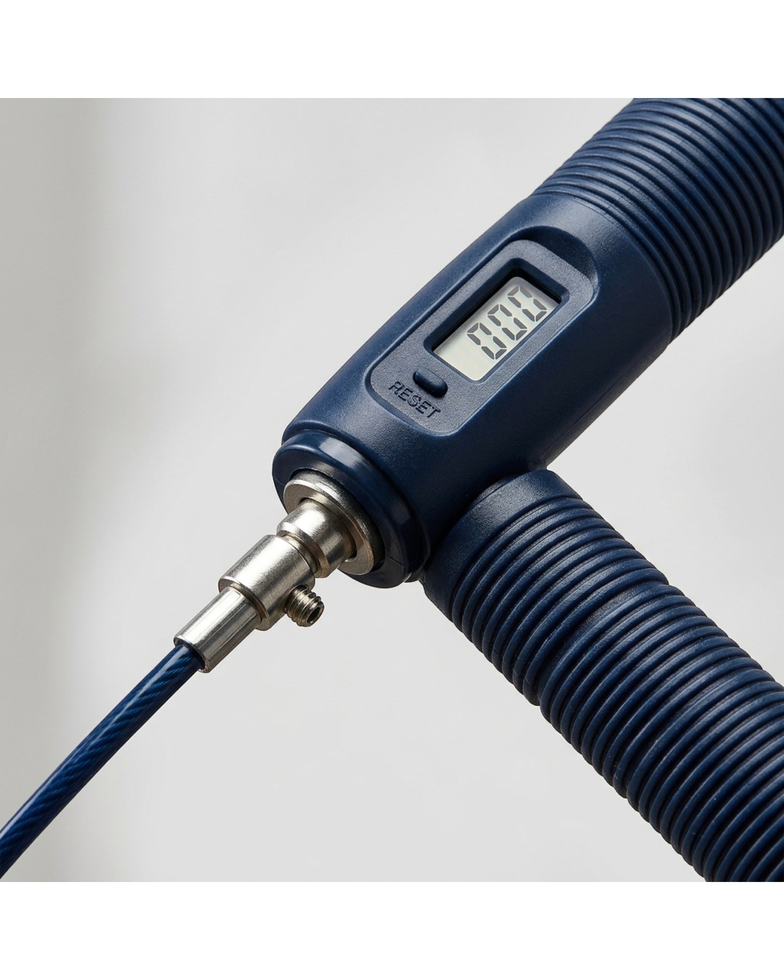Tidm Adjustable Jump Rope Navy 10 ft with Counter