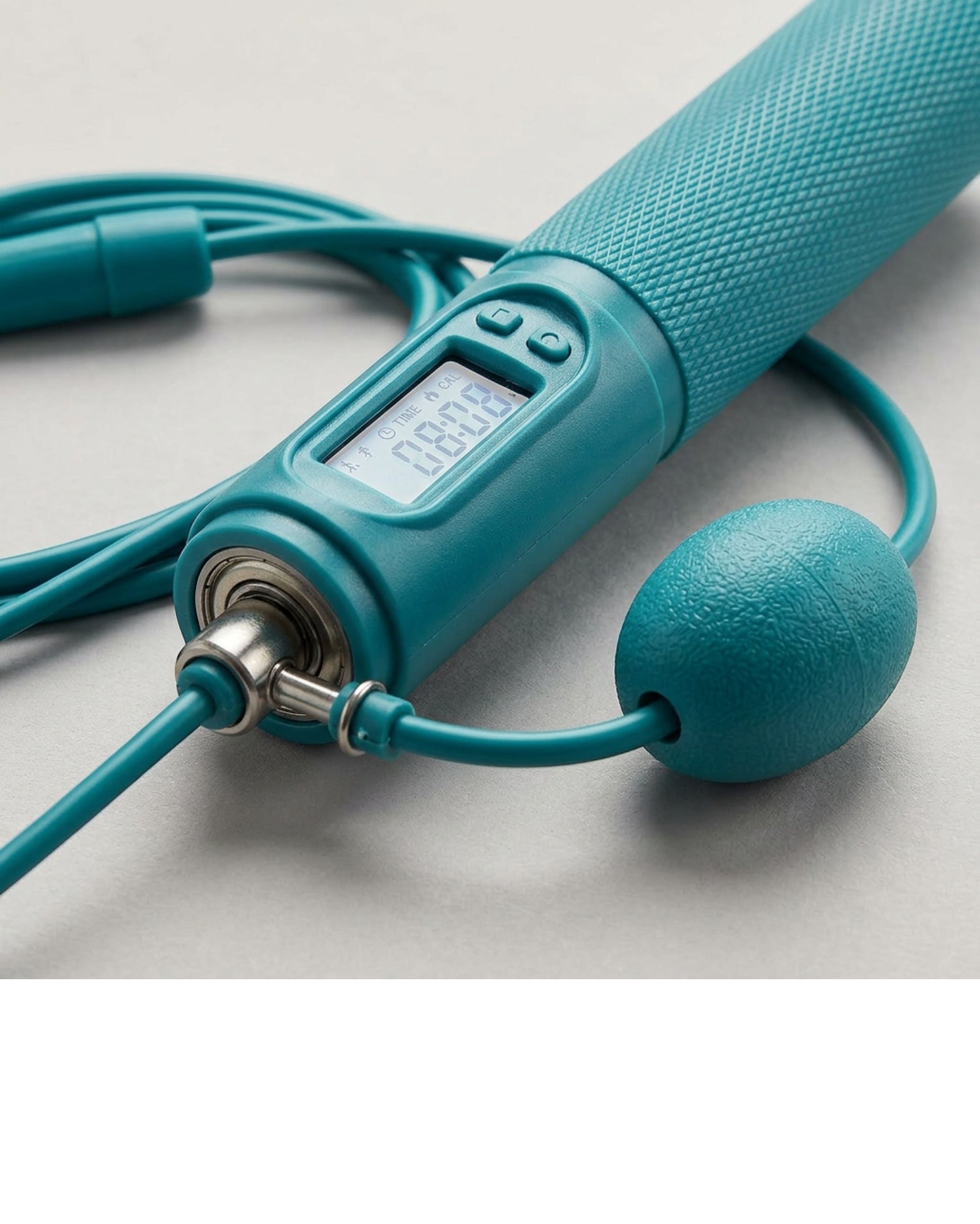Tidm Digital Jump Rope Teal Cordless and Rope Mode