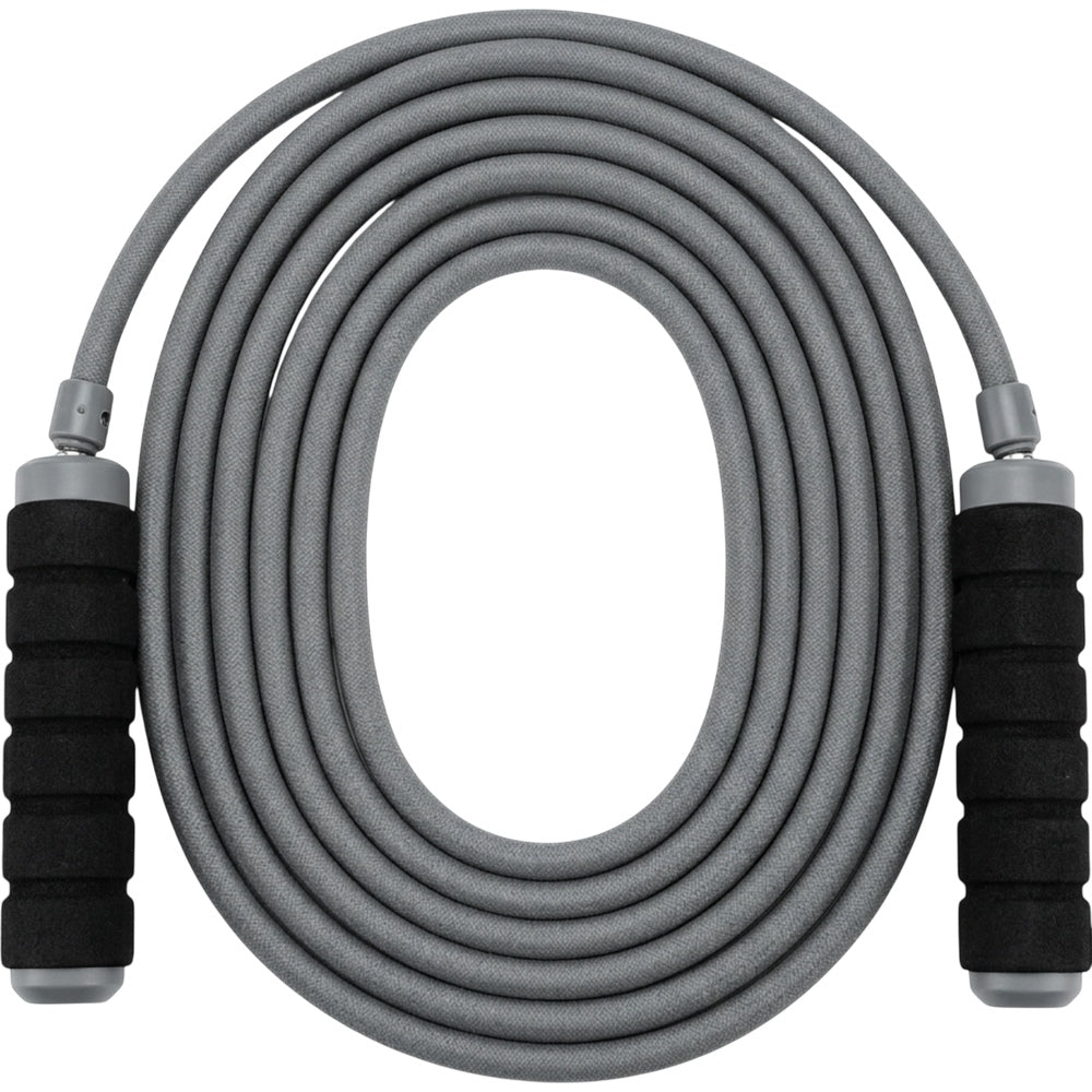 Tidm Weighted Jump Rope Gray 9 ft Foam Handles