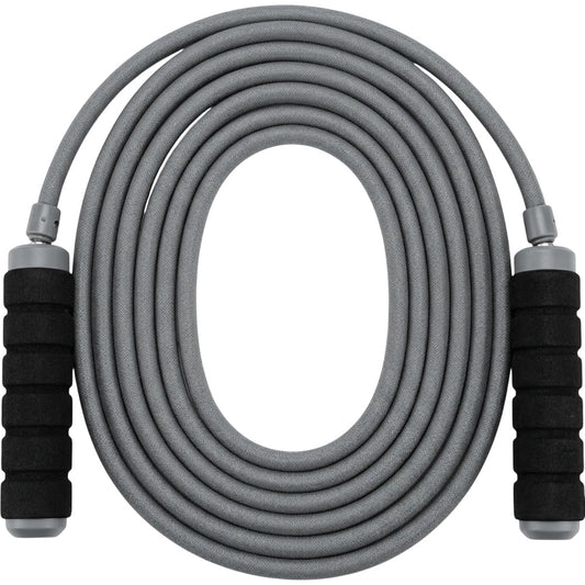 Tidm Weighted Jump Rope Gray 9 ft Foam Handles